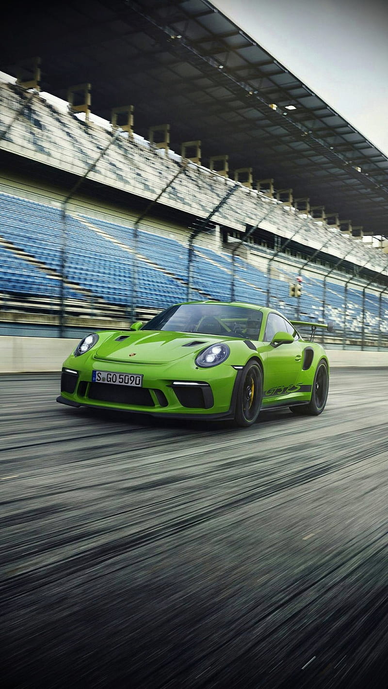800x1422 Porsche 911 GT green gt gt porsche, porsche gt HD phone wallpaper