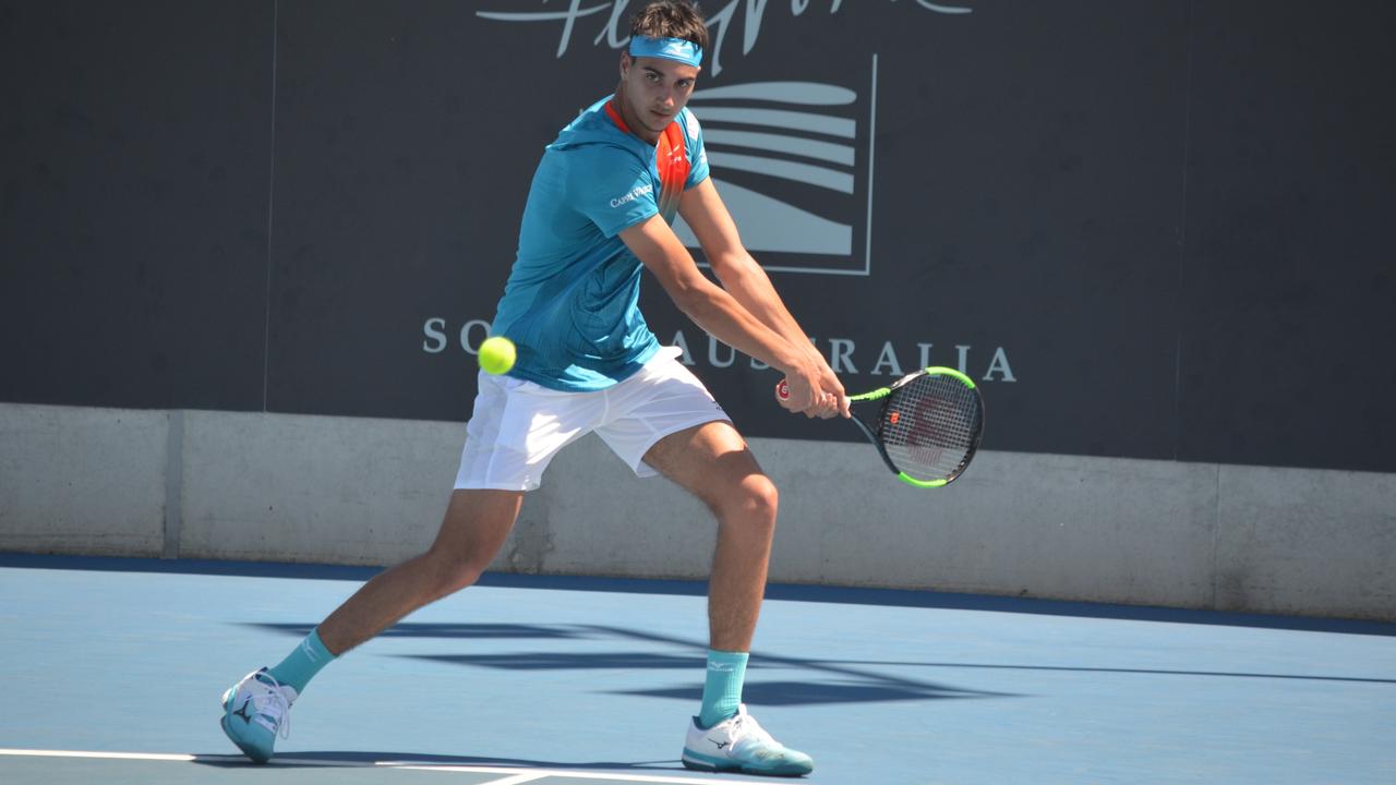 1280x720 Tennis: Italian Lorenzo Sonego advances to last eight of Playford International