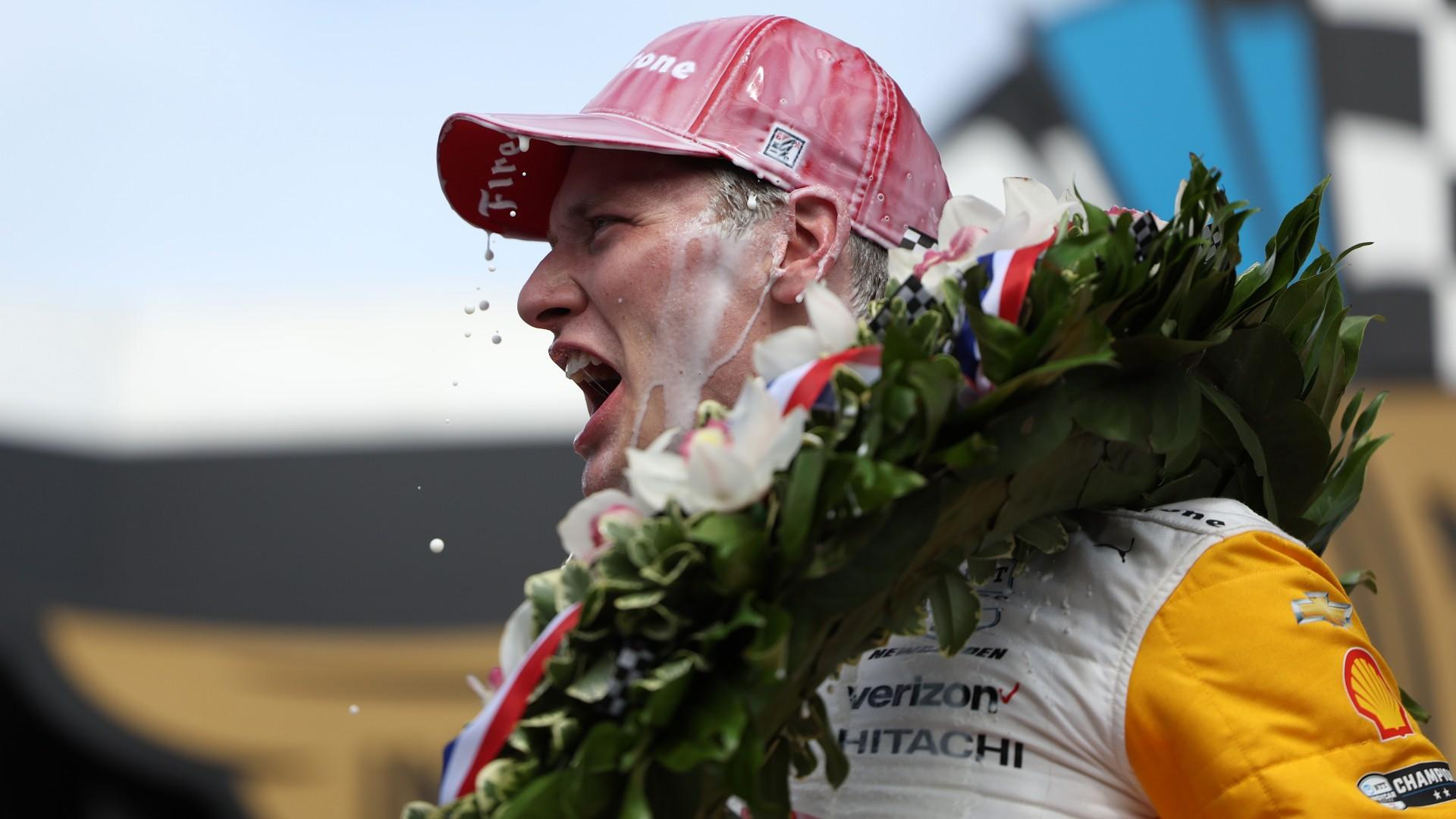 1920x1080 Josef Newgarden Indy 500 Celebration: Two Time Winner Leaps Into Stands After Thrilling Finish