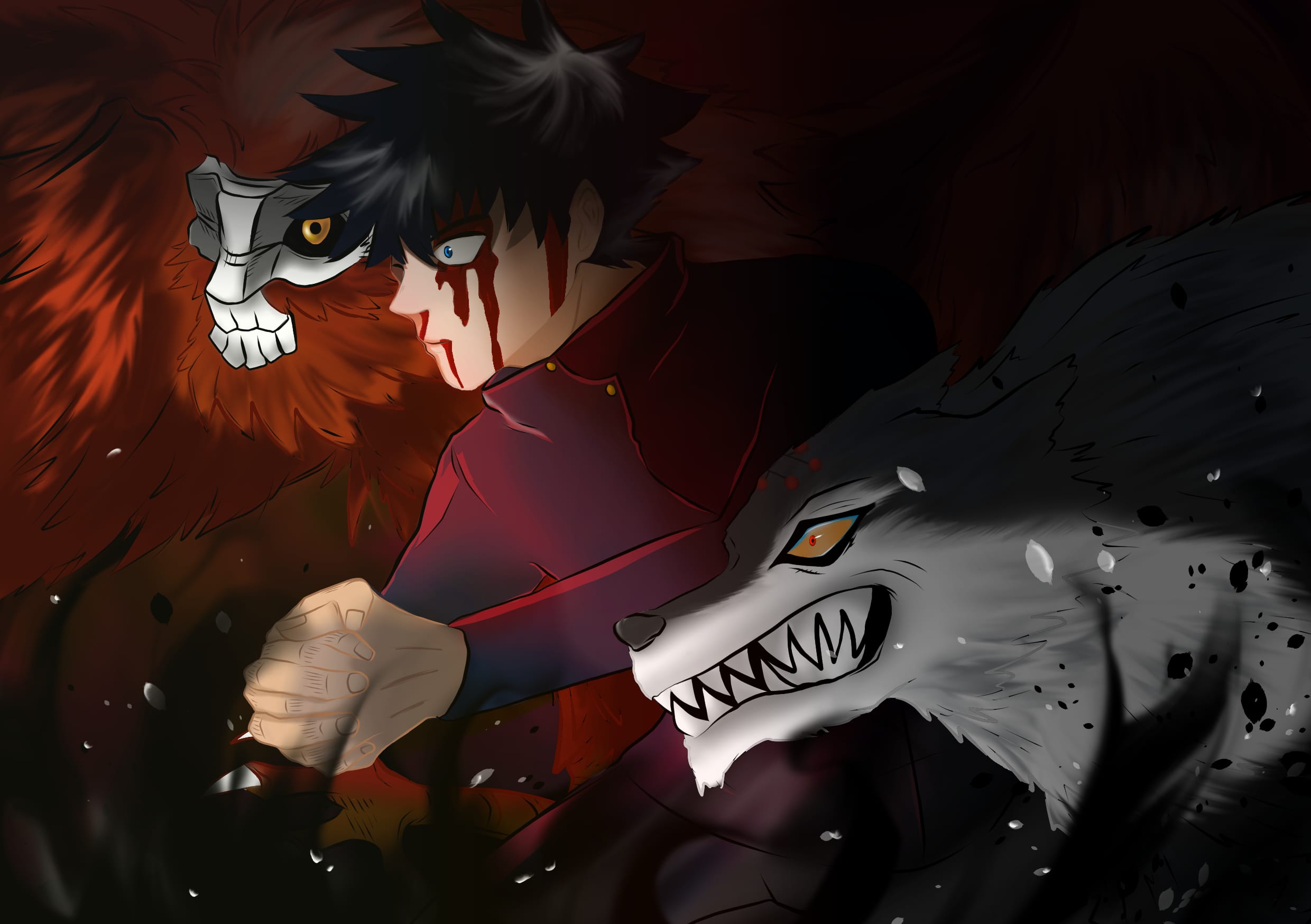 2480x1748 Domain Expansion : Chimera Shadow Garden 顎 ART street