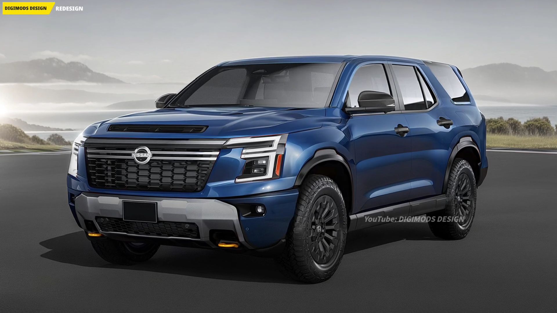 1920x1080 Nissan Xterra Makes Digital Return With Y63 Armada Styling Cues