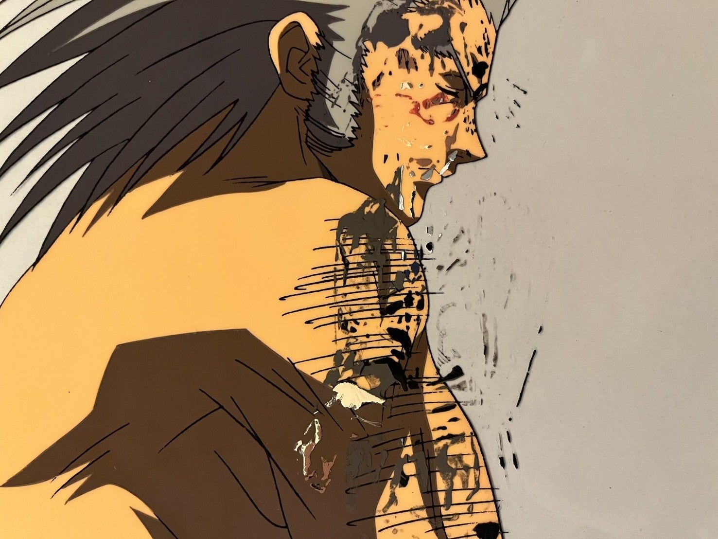 1477x1108 Hunter x Hunter Original Cel and Sketch (Uvogin) ＊Slightly Damaged