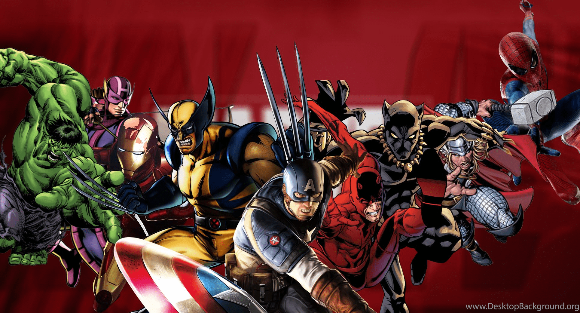 1930x1041 Marvel Superheroes Wallpaper Desktop Background