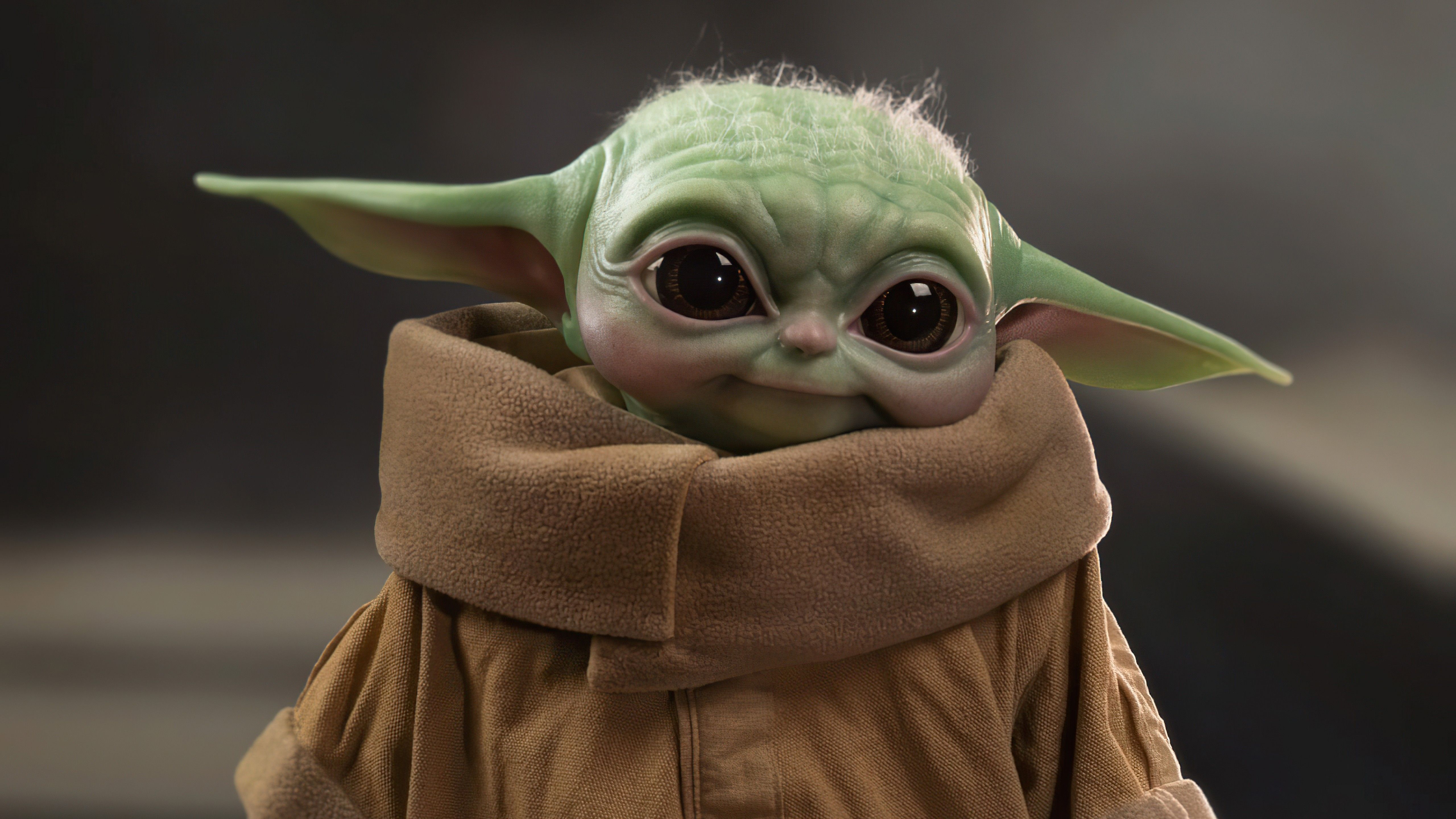 5120x2880 Baby Yoda Grogu Star Wars 4K 5K HD The Mandalorian Wallpaper