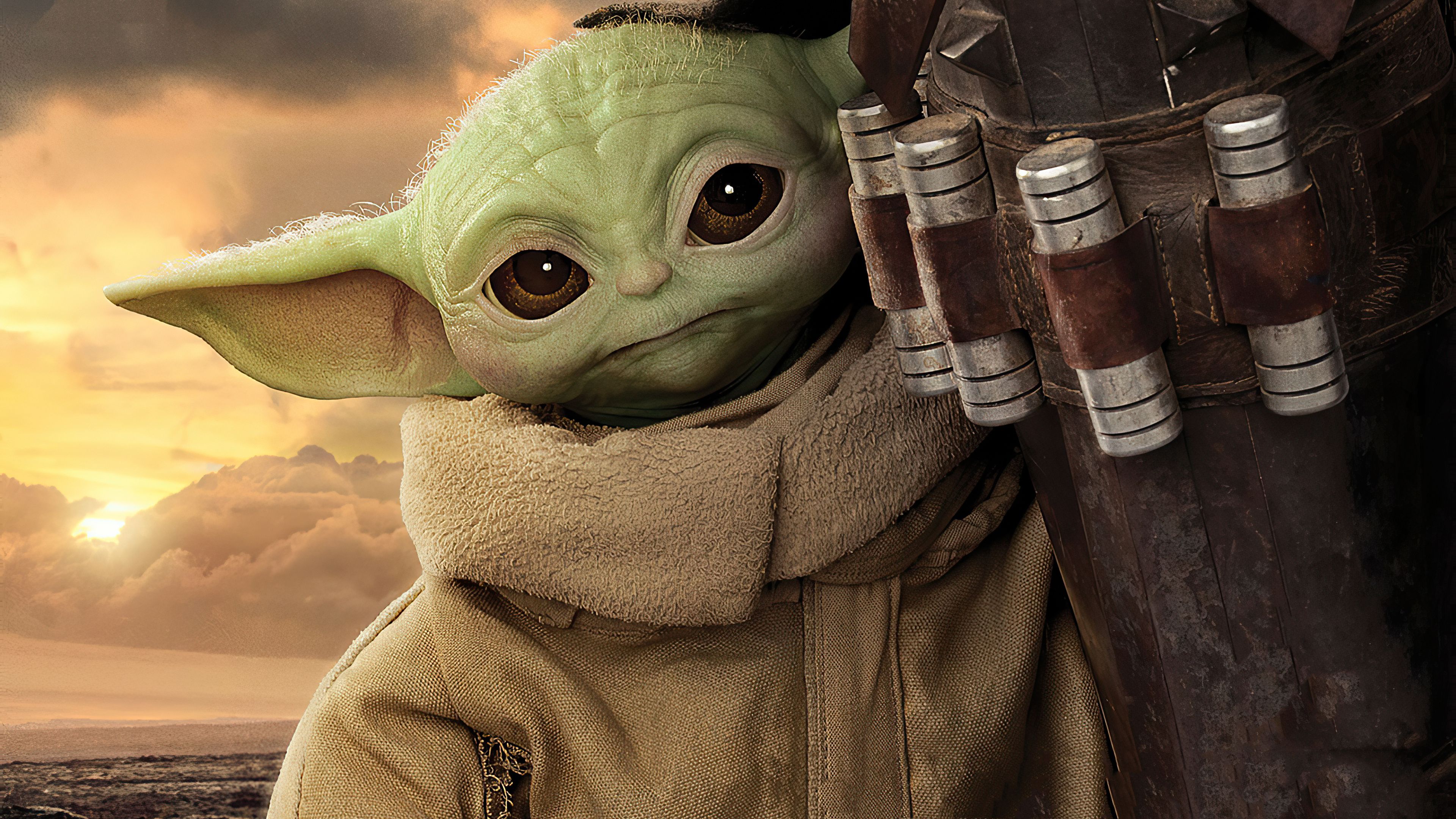 3840x2160 Baby Yoda Wallpaper