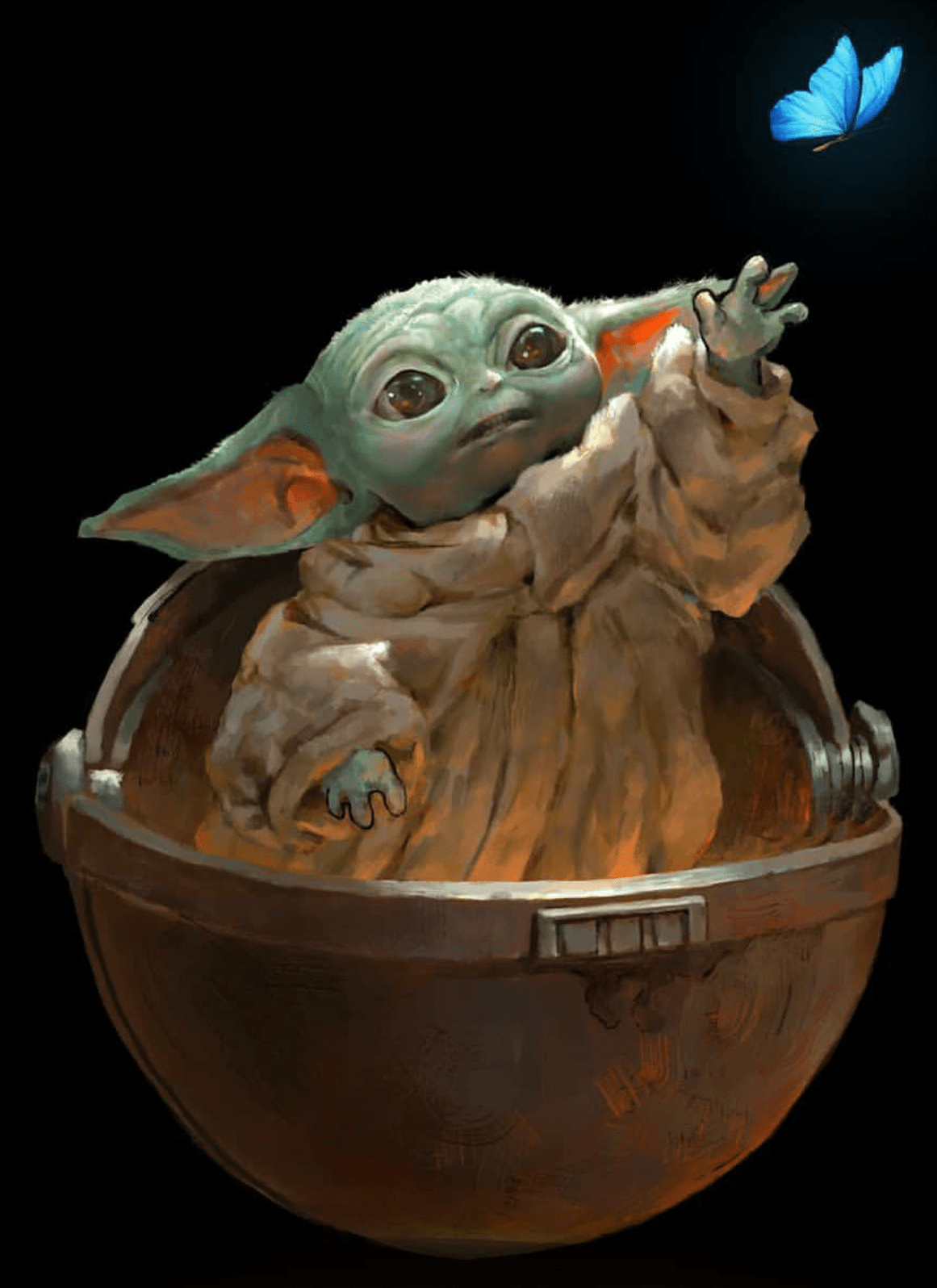 1161x1596 Grogu Wallpaper
