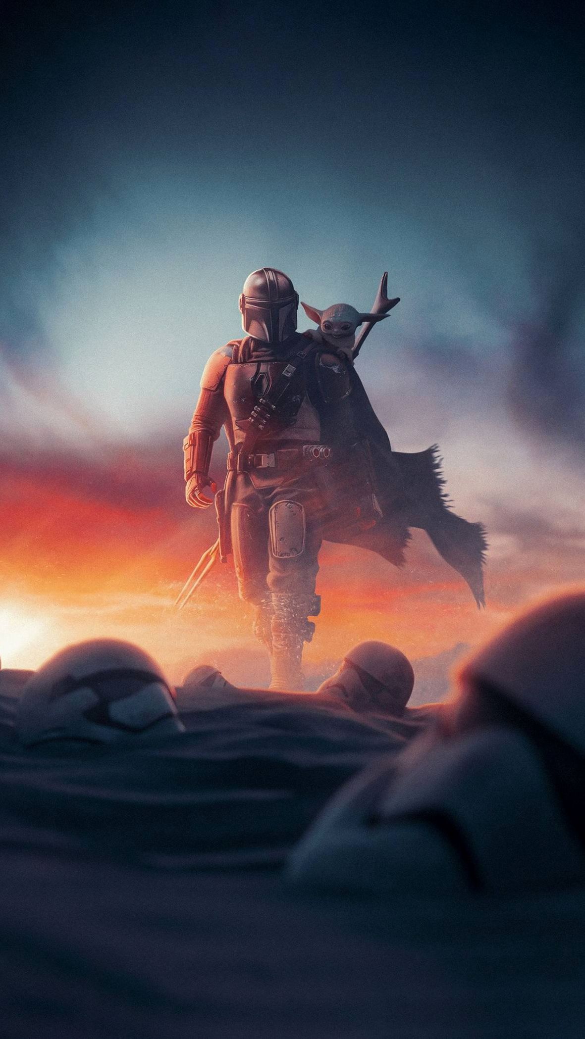 1181x2099 Wallpaper Grogu, Yoda, The Mandalorian Star Wars, Mandalorians, Background Free Image