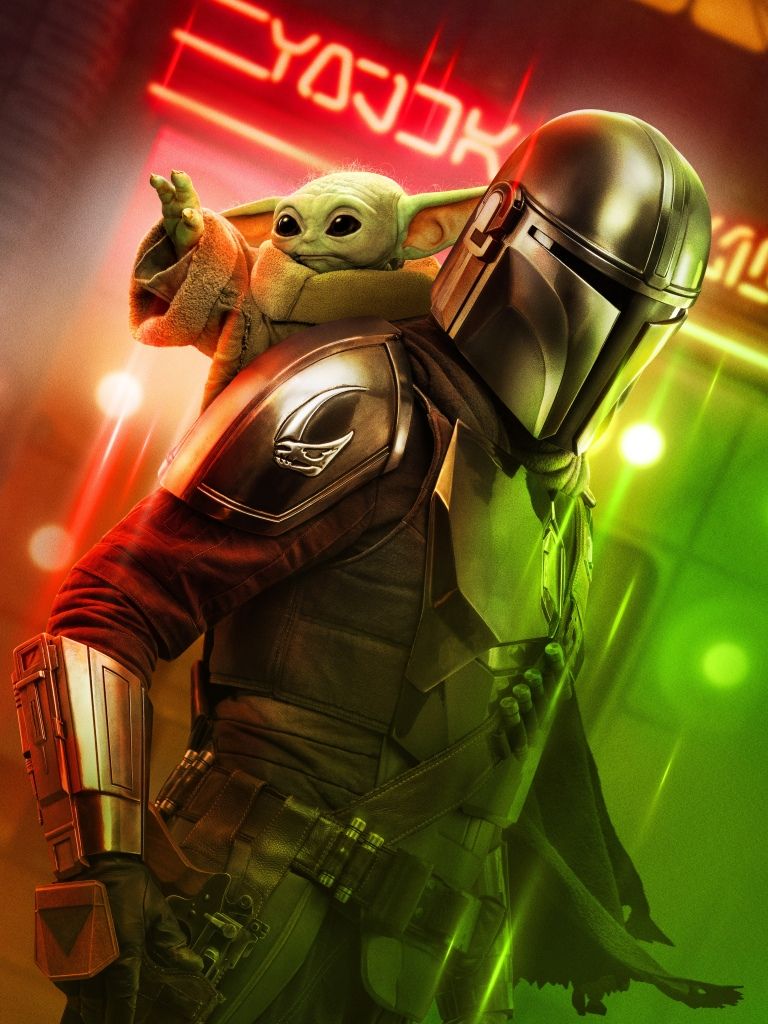 768x1024 Star Wars: The Mandalorian and Grogu Wallpaper 4K, 8K, 5K