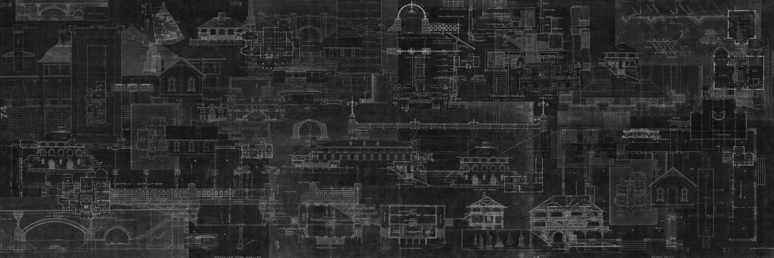 2560x853 An Architect's Dream: Check Out Our New Digital Wallcovering, Blueprint