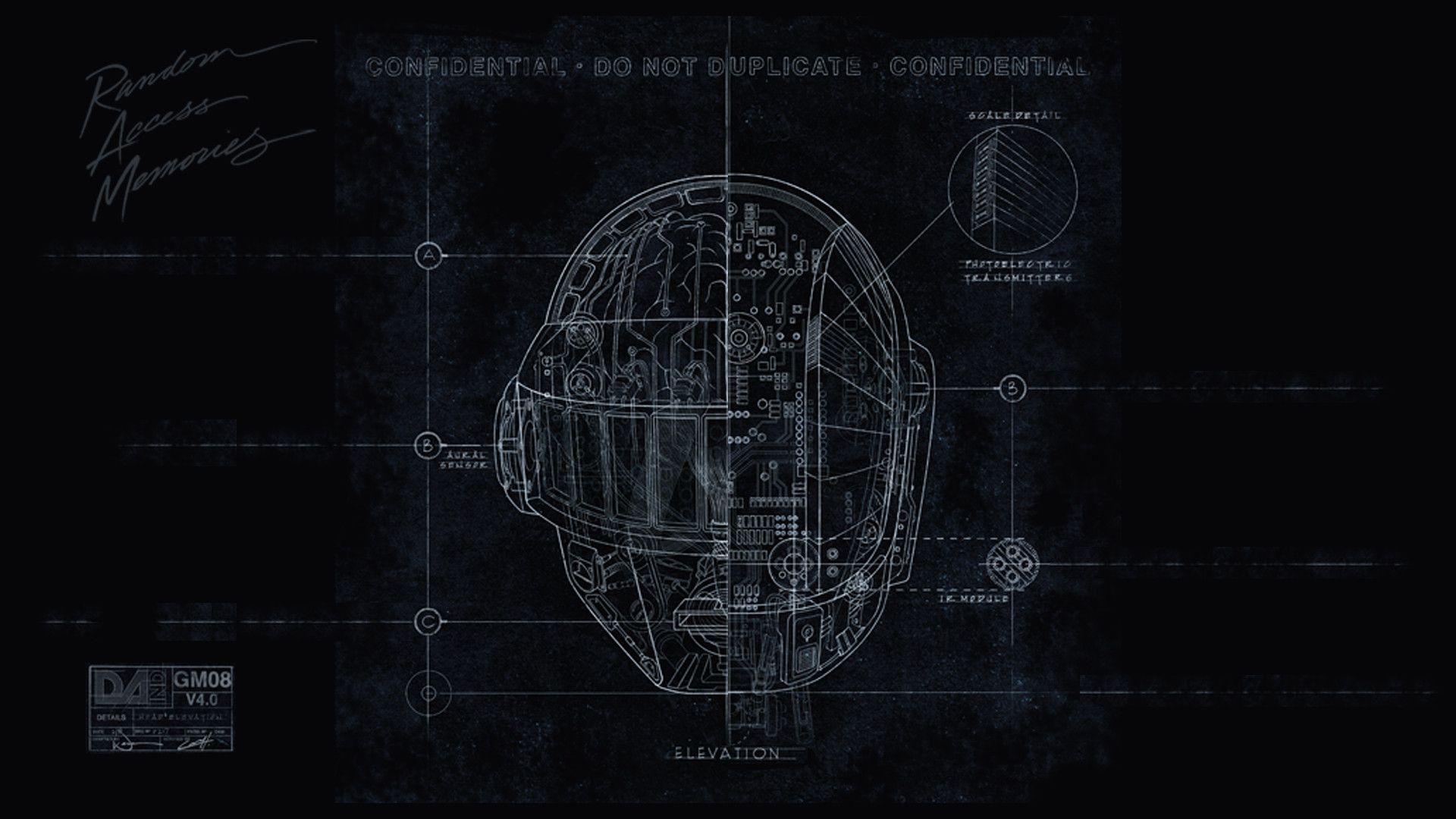 1920x1080 Download Blueprint Music Daft Punk HD Wallpaperx1080