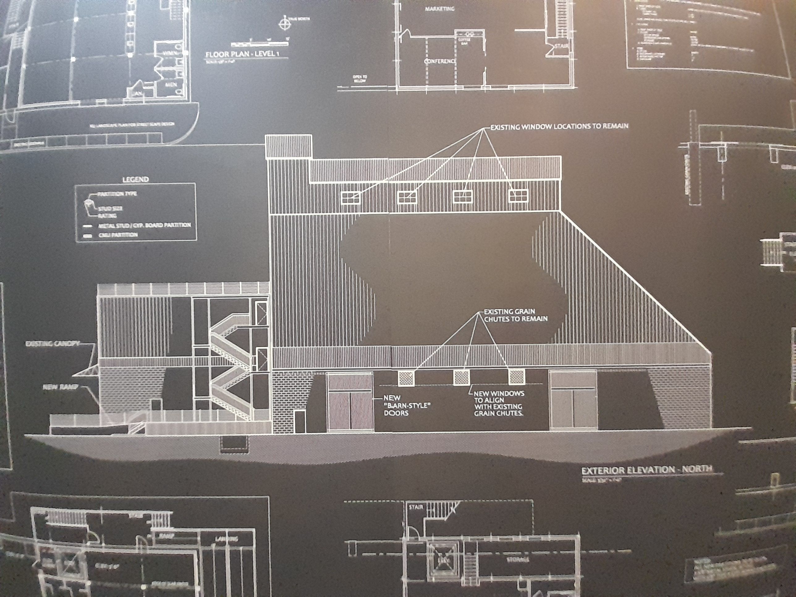 2576x1932 Black Blueprint Wallpaper in Powder Room. The Wallpaper Lady's Blog