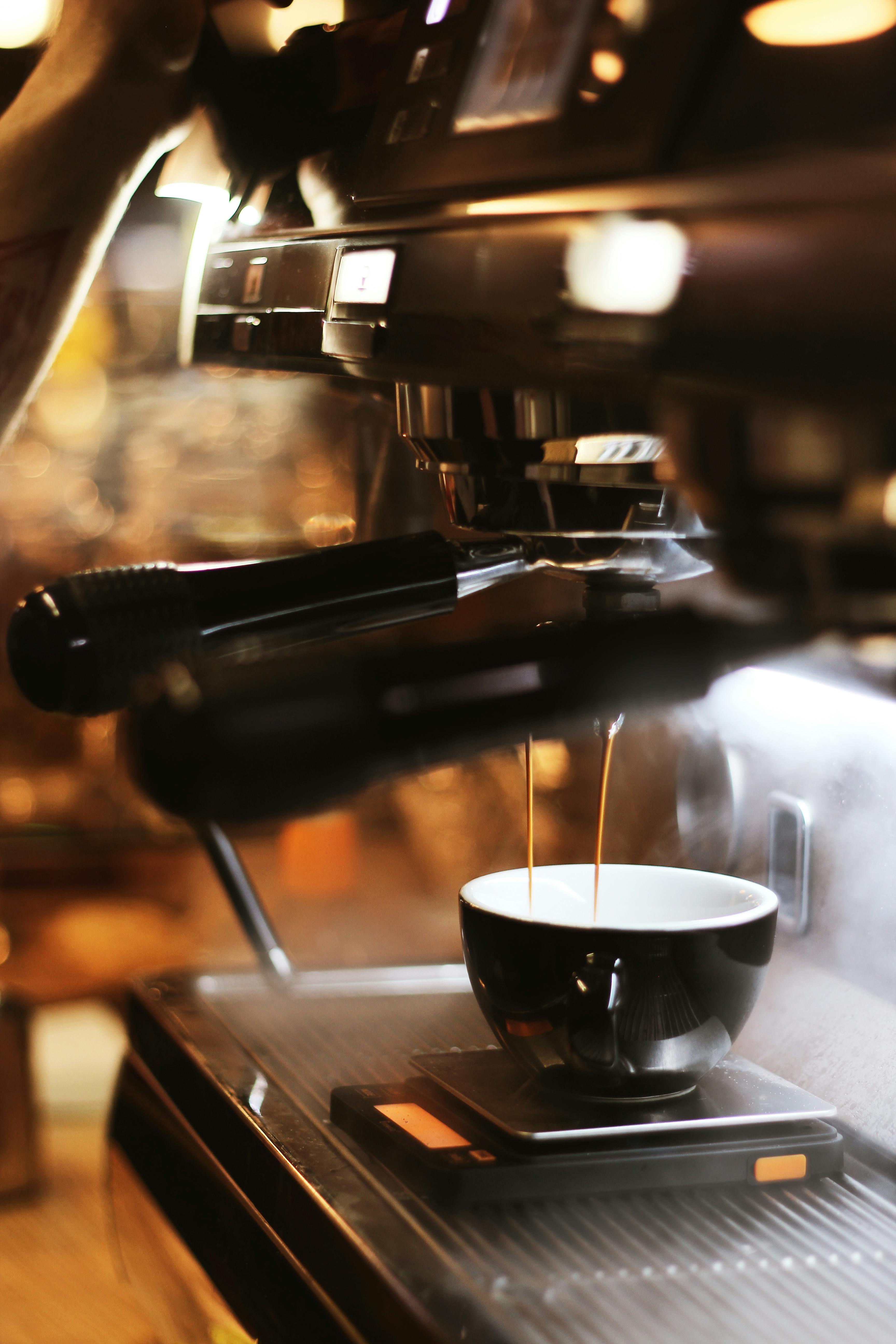 3456x5184 Black Espresso Maker With Cup · Free