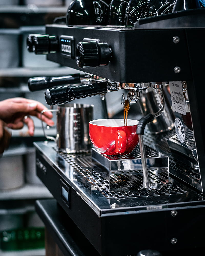 800x1000 Cup, coffee, coffee machine, apparatus, coffee shop, HD phone wallpaper