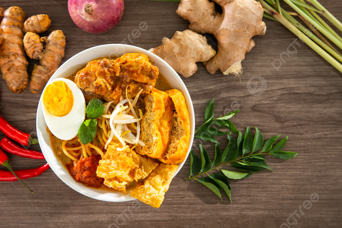 1200x800 Spicy Malaysian Noodle Soup Curry Laksa Curry Malaysian Malaysia Photo Background And Picture For Free Download