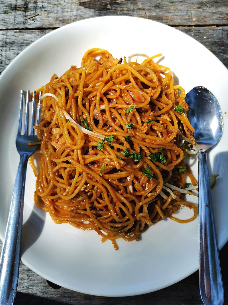800x1067 Stir Fried Spaghetti, Borneo, Food, Malaysia, Restaurant, Sabah, Stall, Yummy, HD Phone Wallpaper