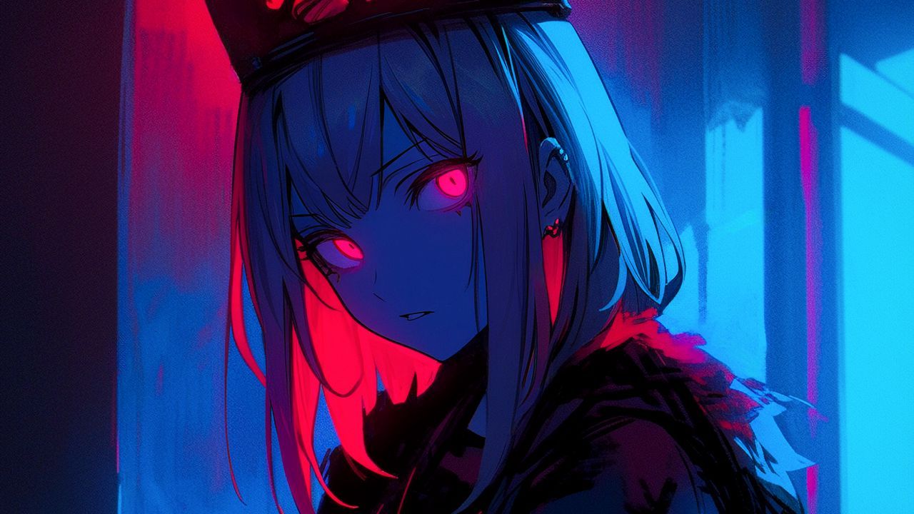 1280x720 Phonk Girl Wallpaper