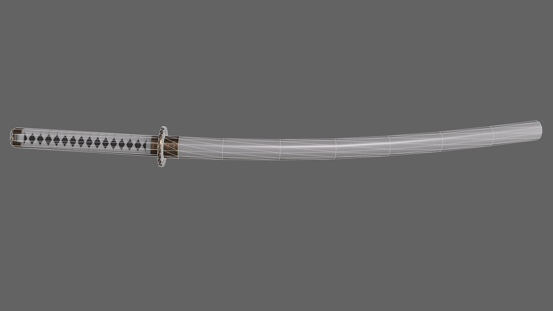 1920x1080 Katana Japanese Sword (White) Ver.2