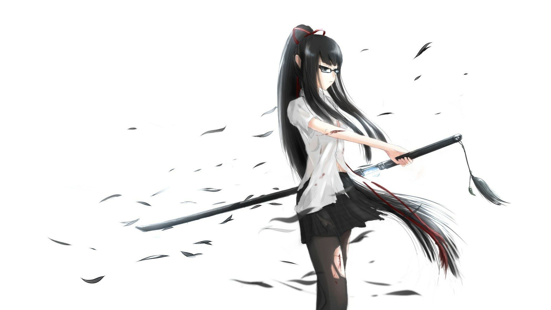 1920x1080 Anime Katana Warrior
