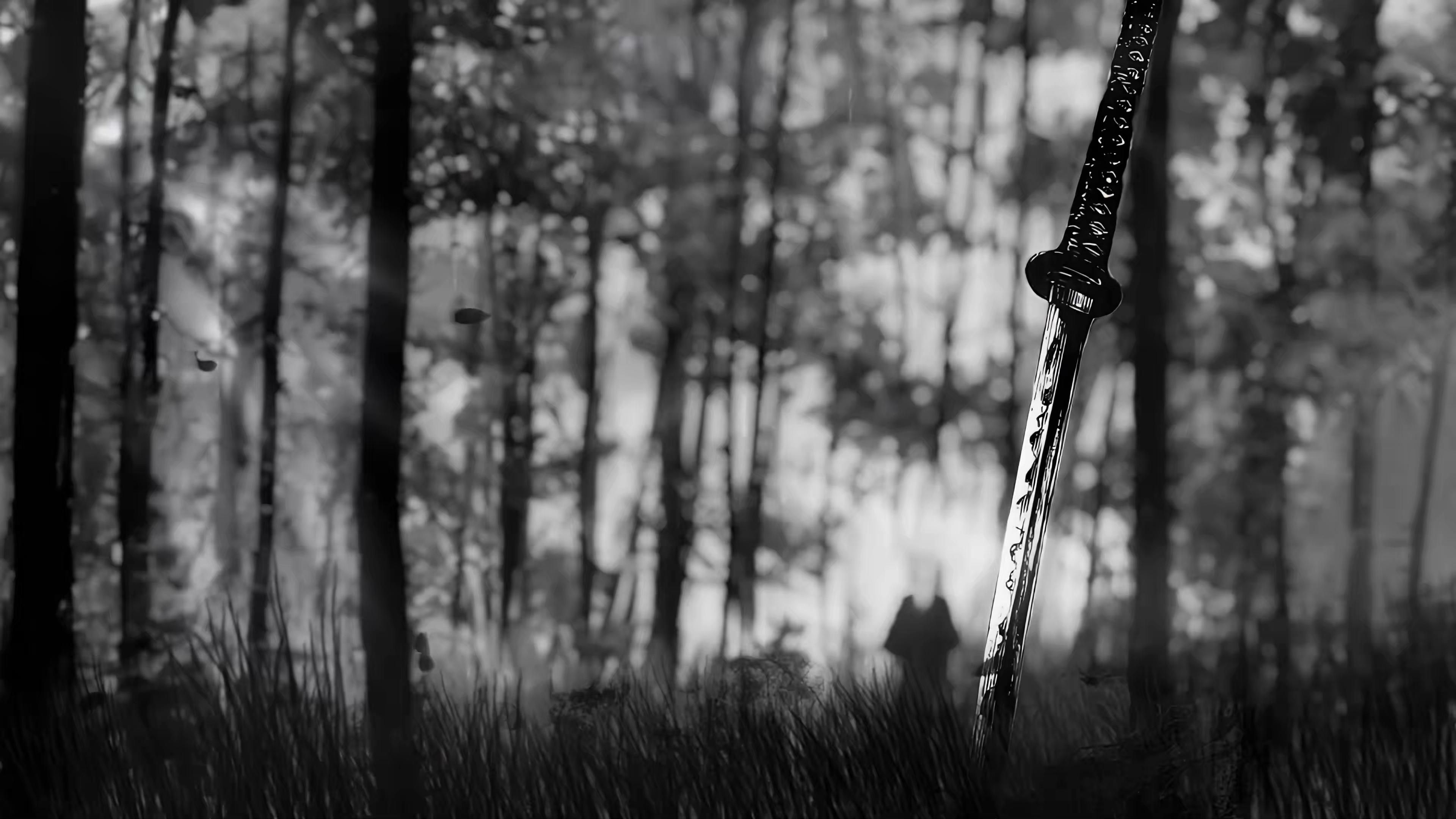 3840x2160 Silent Blade of the Forest Live Wallpaper
