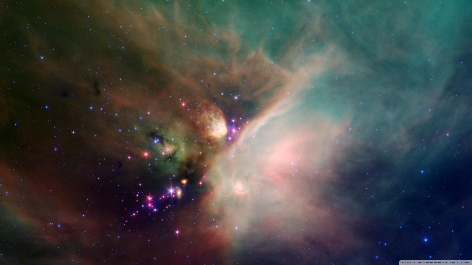 1600x900 Colorful Galaxy 4K UHD Wallpaper for UltraHD Desktop and TV : Dual Monitor