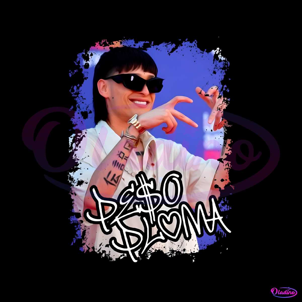 1200x1200 Peso Pluma Lover PNG Ella Baila Sola Song PNG Download