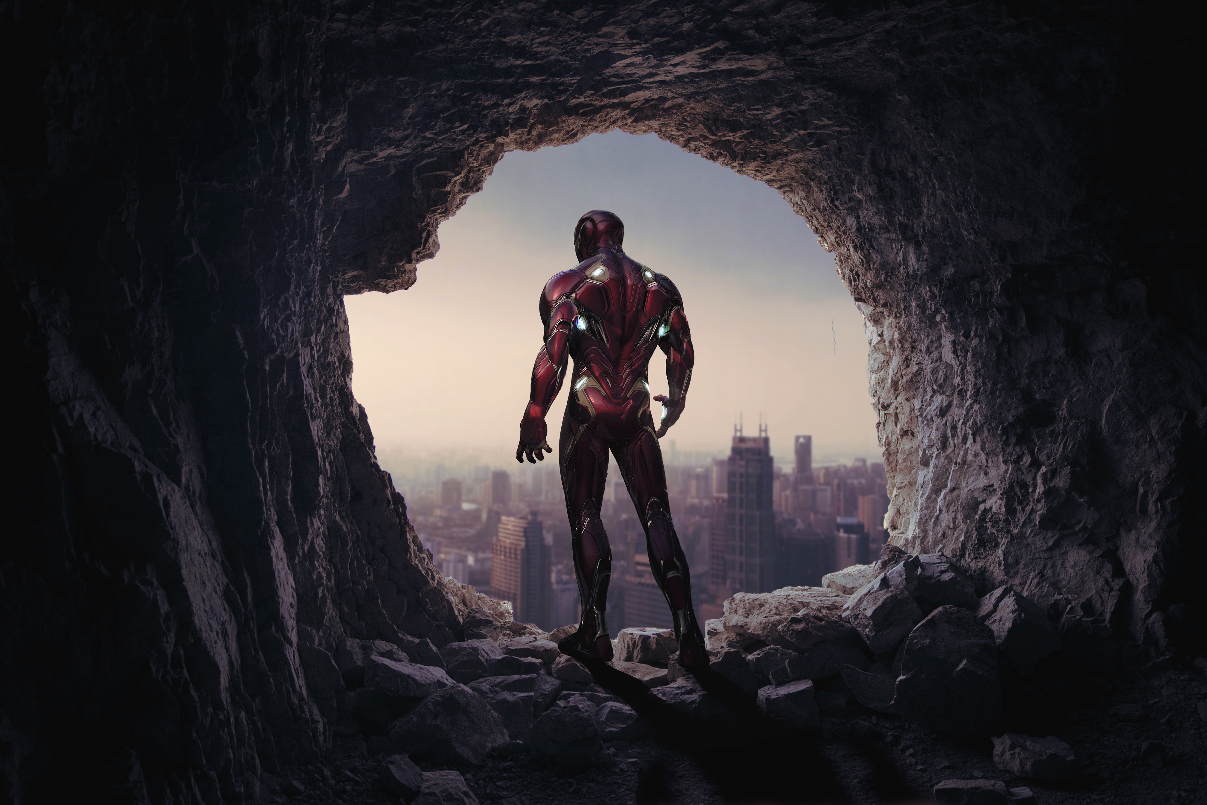 3840x2561 Iron Man Cave 4K Wallpaper, HD Movies 4K Wallpaper, Image and Background