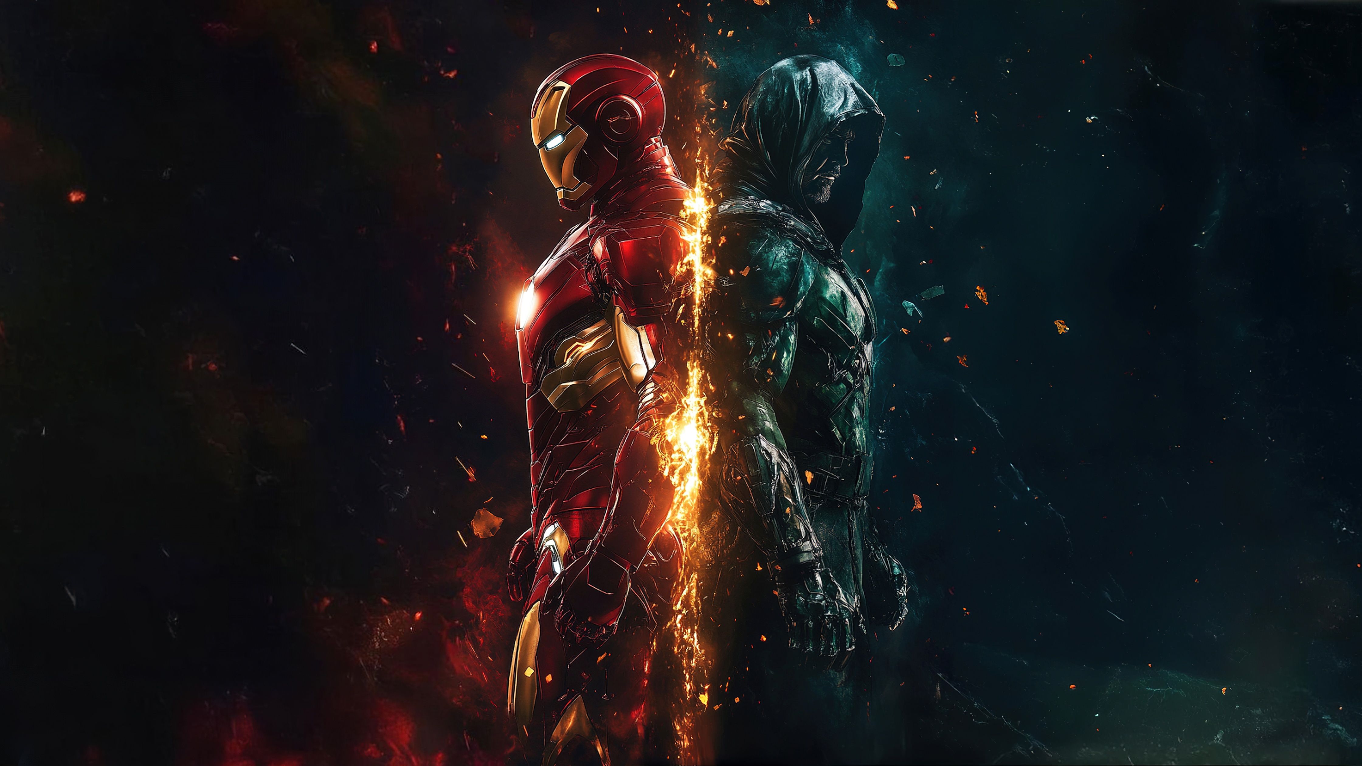 4480x2520 Iron Man Wallpaper 4K, Doctor Doom, Marvel Comics, 5K