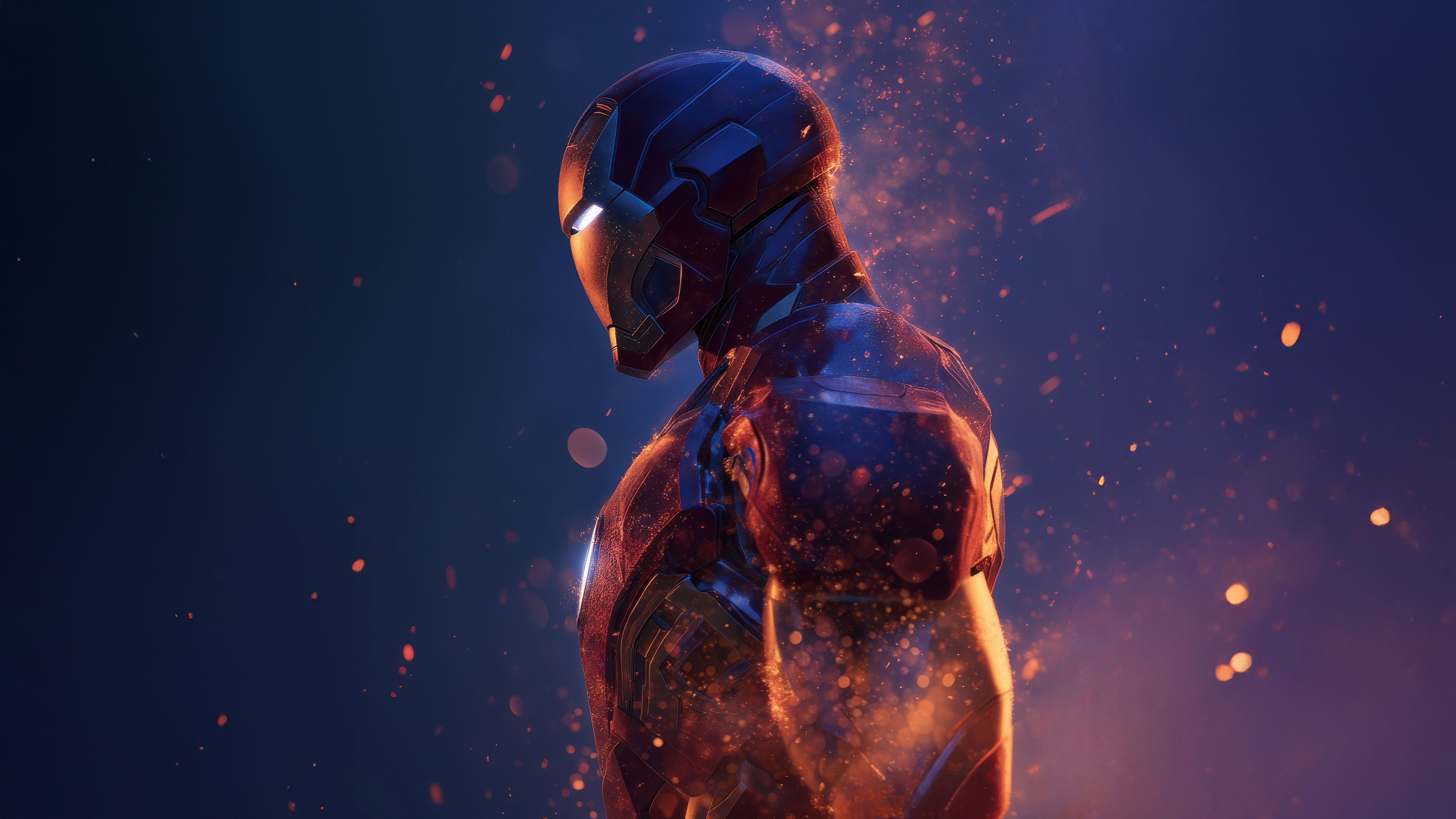 5120x2880 Iron Man Avenger In Red Wallpaper, HD Superheroes Wallpaper, 4k Wallpaper, Image, Background, Photos and Picture