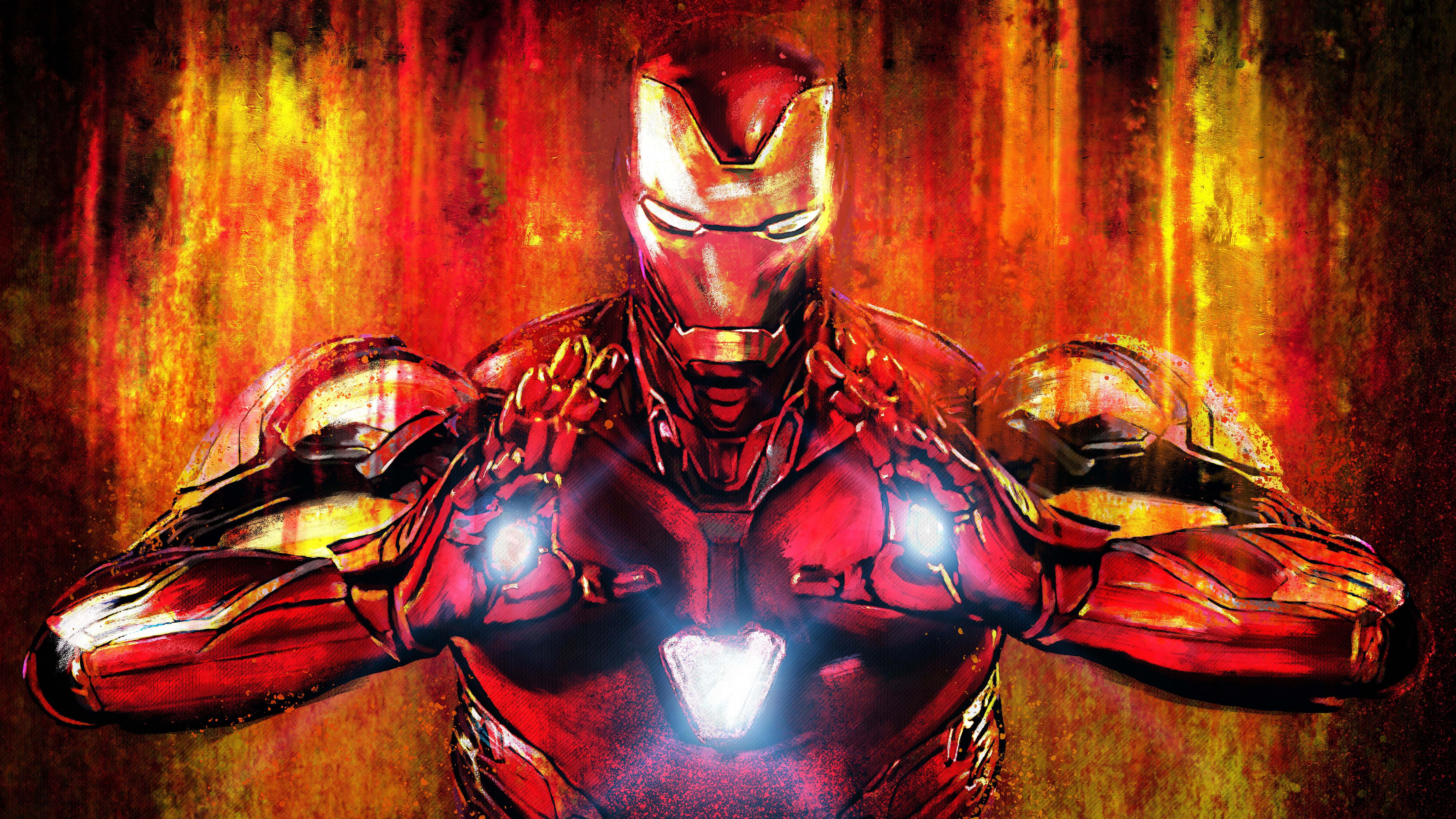 7680x4320 Avengers: Endgame Iron Man 8K 4K Wallpaper HD