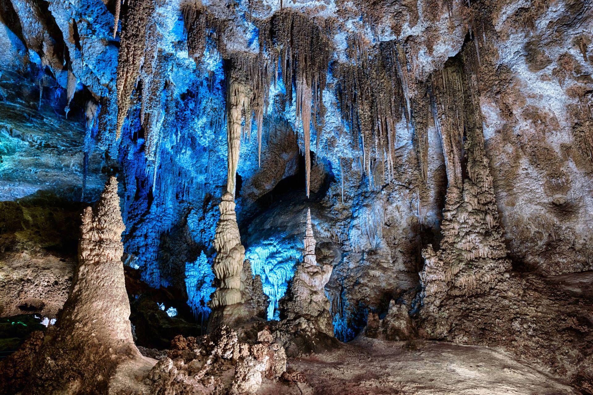 1920x1281 Download Carlsbad Cavern Stalactites And Stalagmites Wallpaper