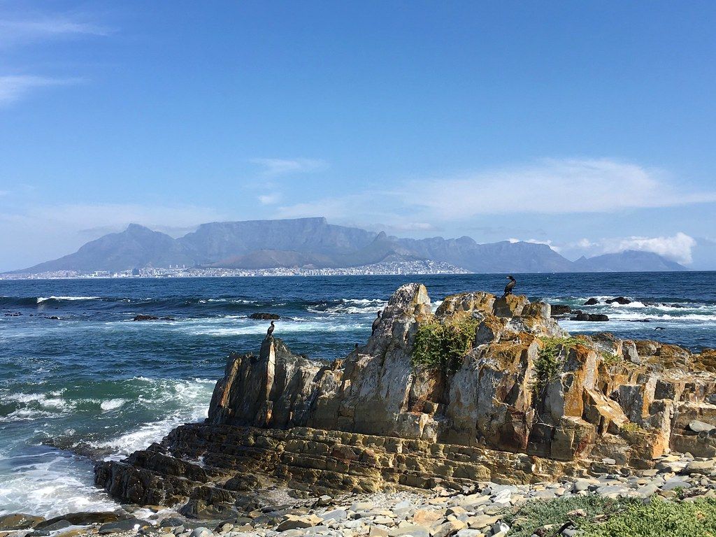 1024x768 View towards Cape Town from Robben Island