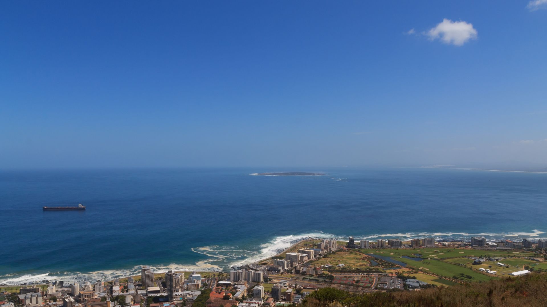 1920x1080 Robben Island in South Africa