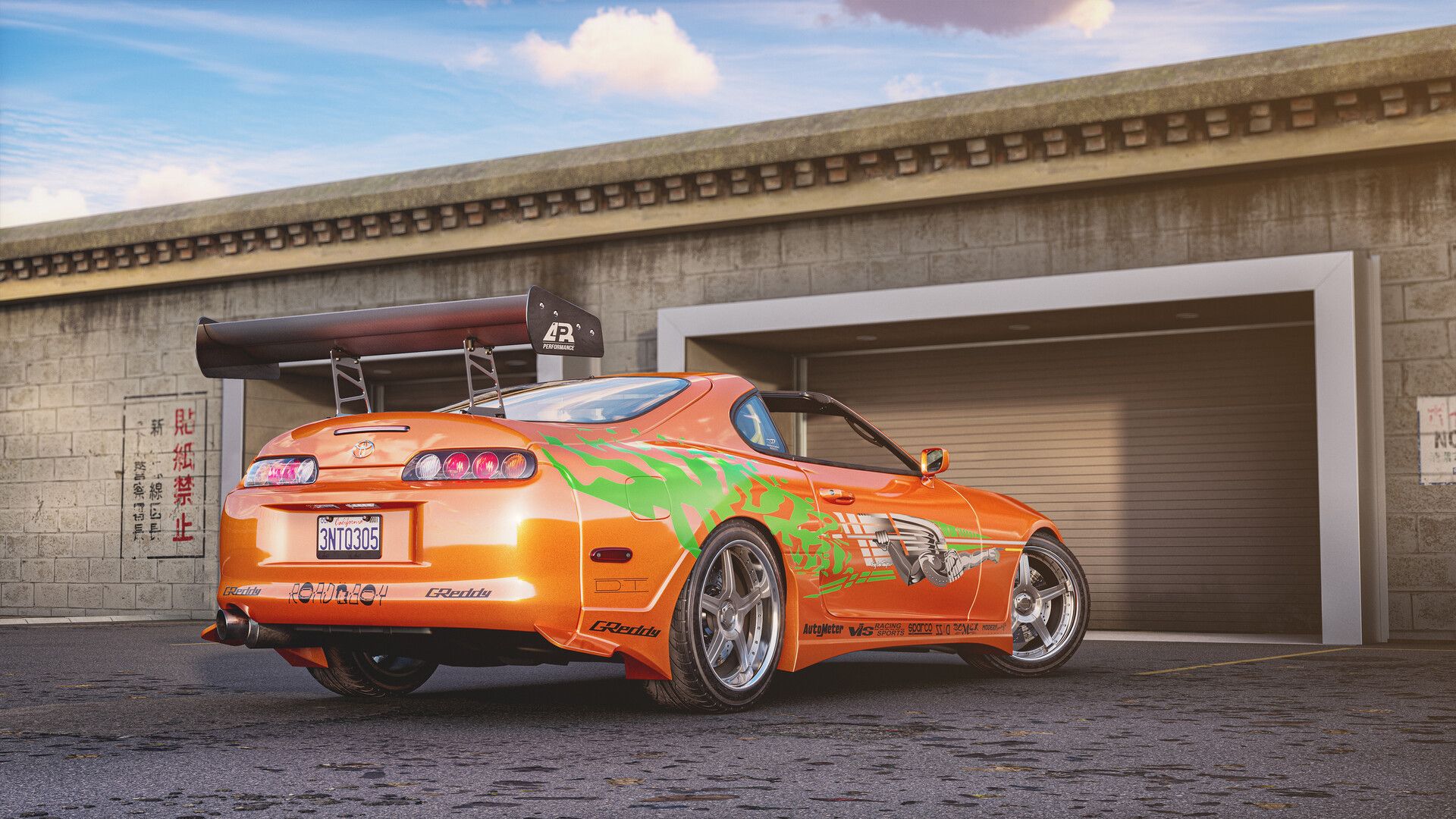 1920x1080 Toyota Supra A80 (The Fast and The Furious) Full CGI