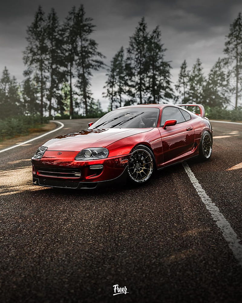 800x1000 Supra, car, jdm, HD phone wallpaper
