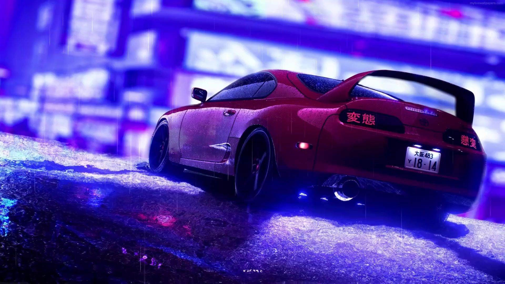 1920x1080 Toyota Supra Live Wallpaper, Animated Wallpaper