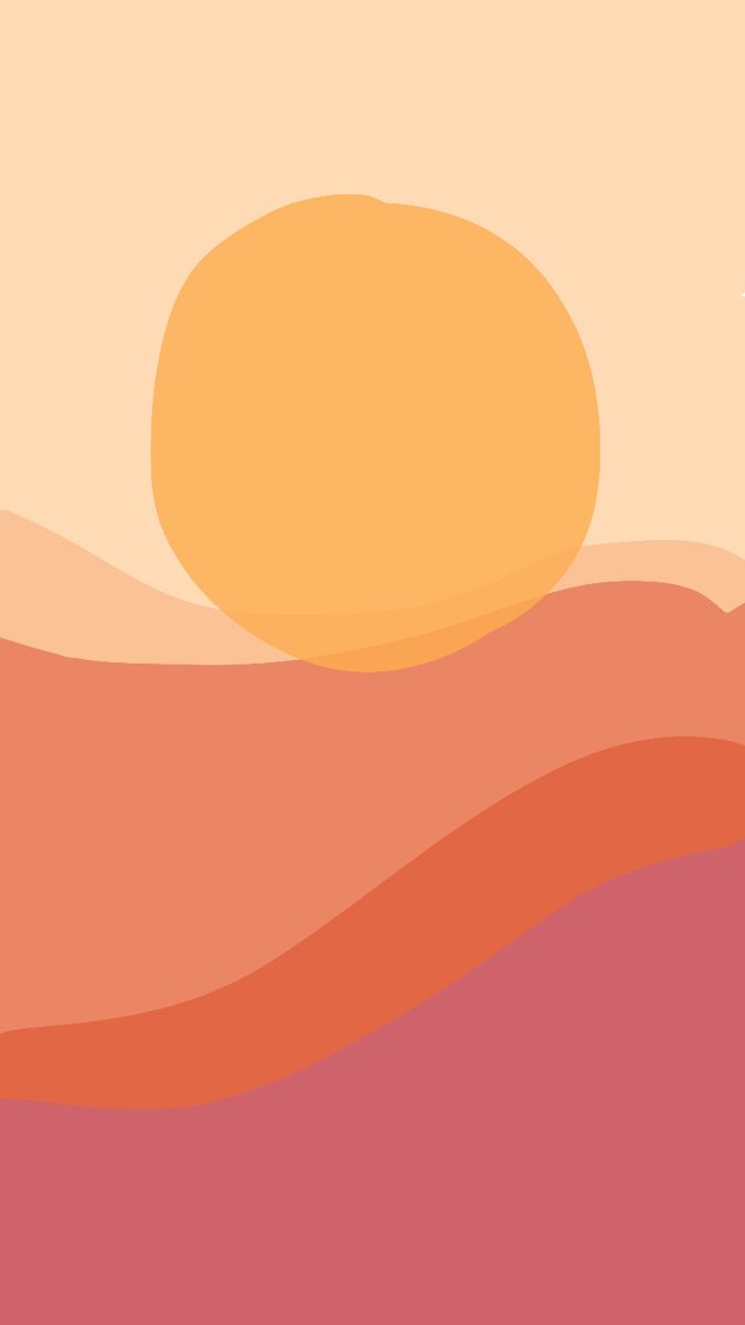675x1200 aesthetic warm sunset iPhone wallpaper desert simple minimal