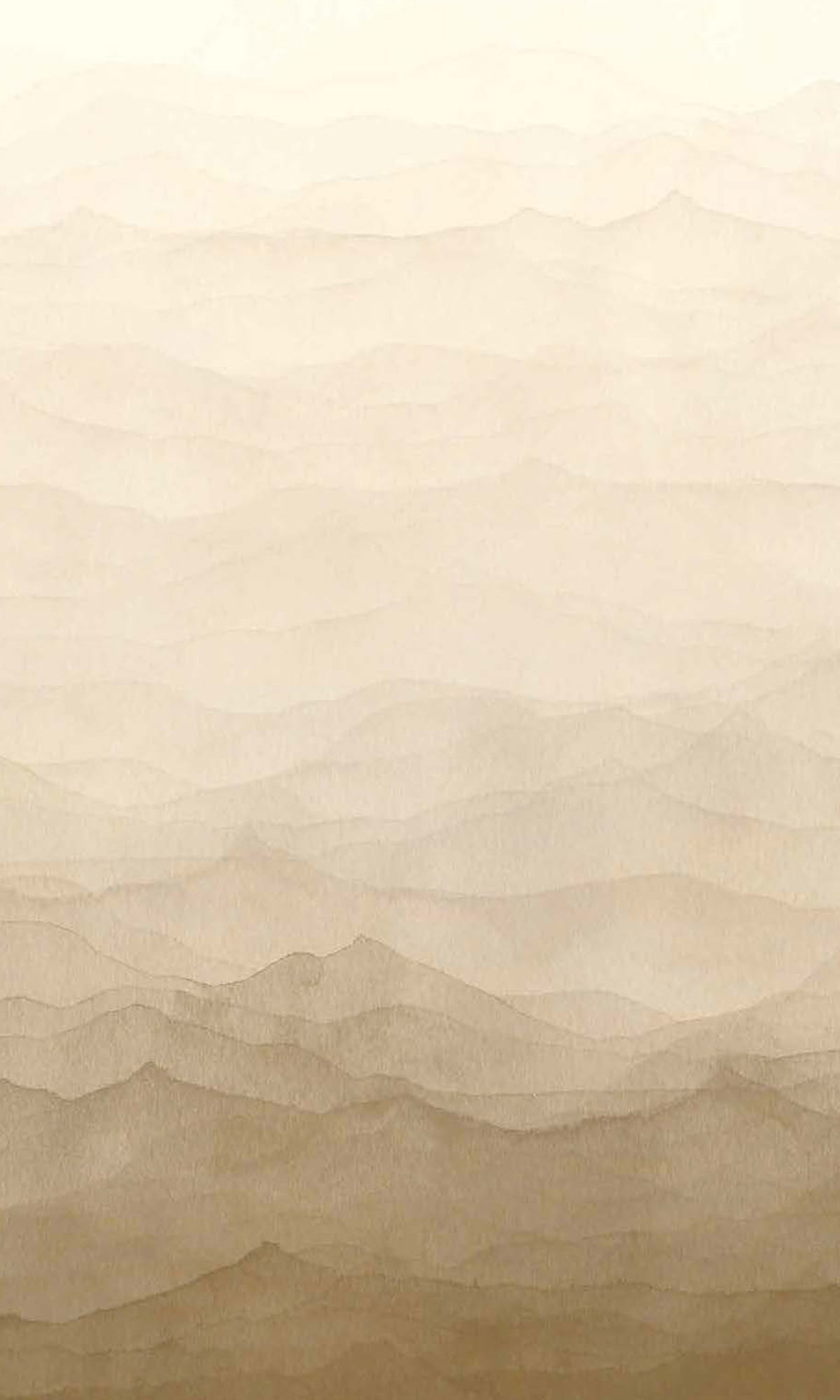1200x2000 Warm Beige Watercolor Horizon Wallpaper RM9040