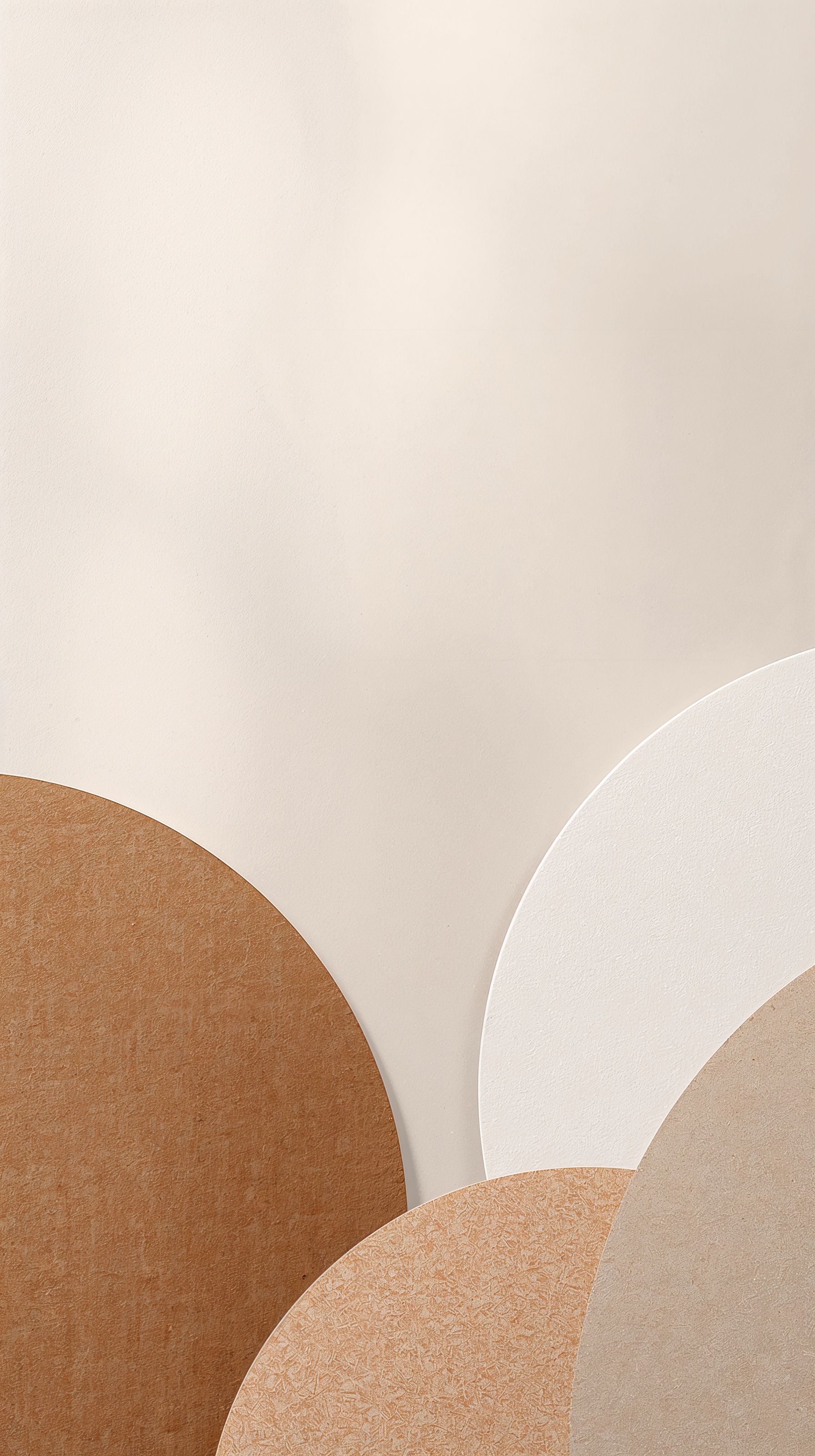 1792x3200 Free Minimal Brown Wallpaper