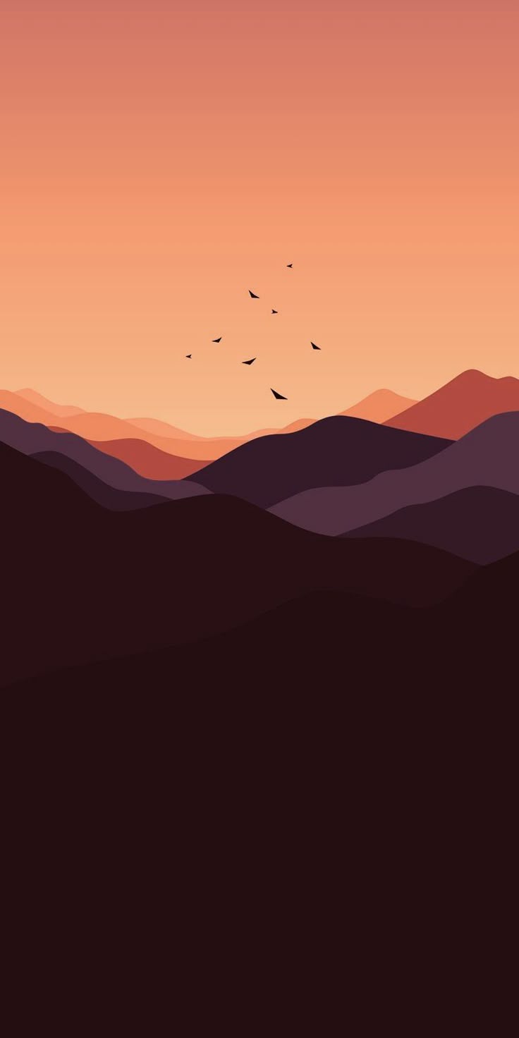 736x1472 Wallpaper. Scenery wallpaper, Minimalist wallpaper, Abstract art wallpaper