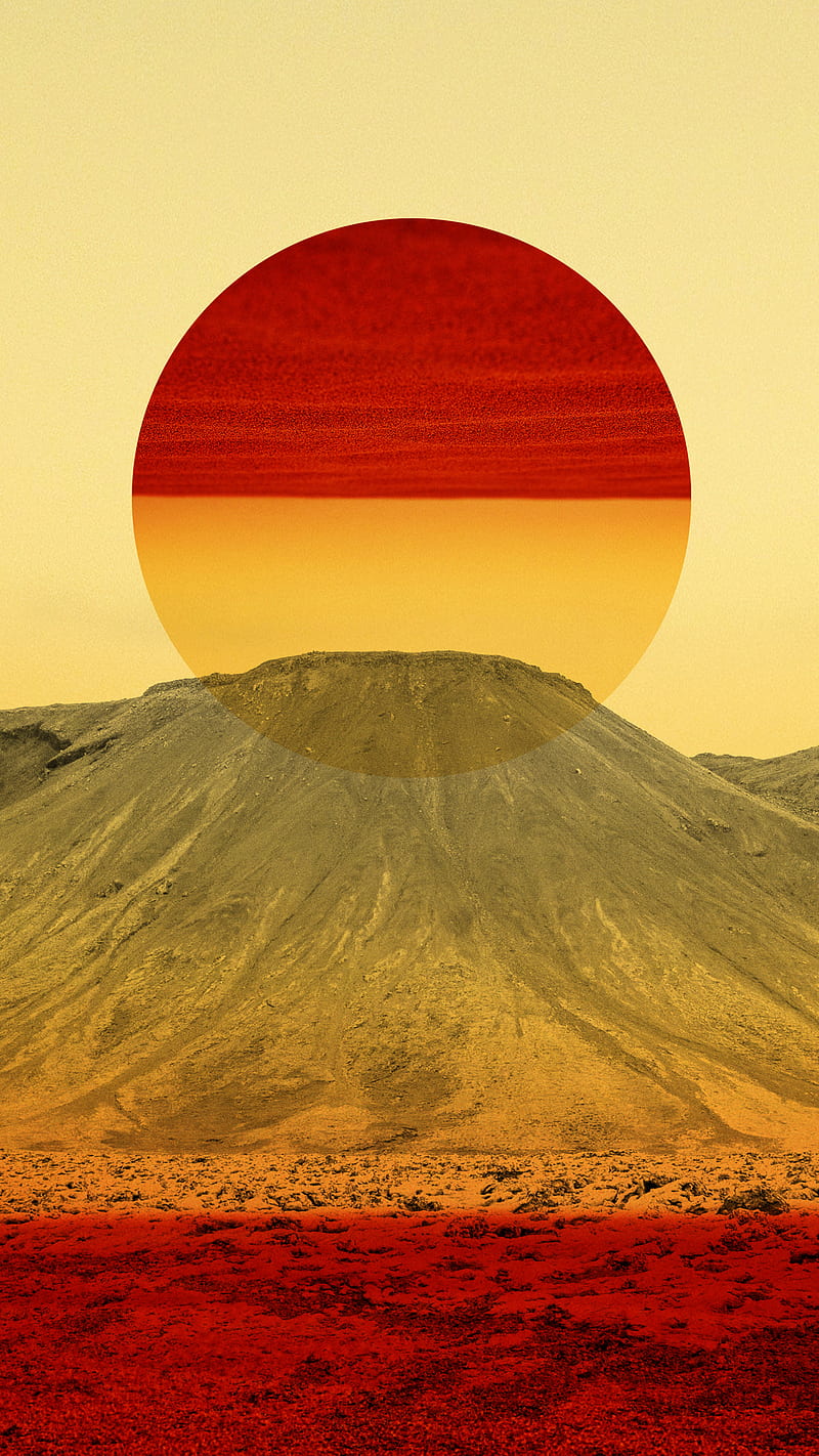 800x1422 Warm Abstractions, minimalist, Isolation, japan, japanese, minimalistic, mountain, HD phone wallpaper