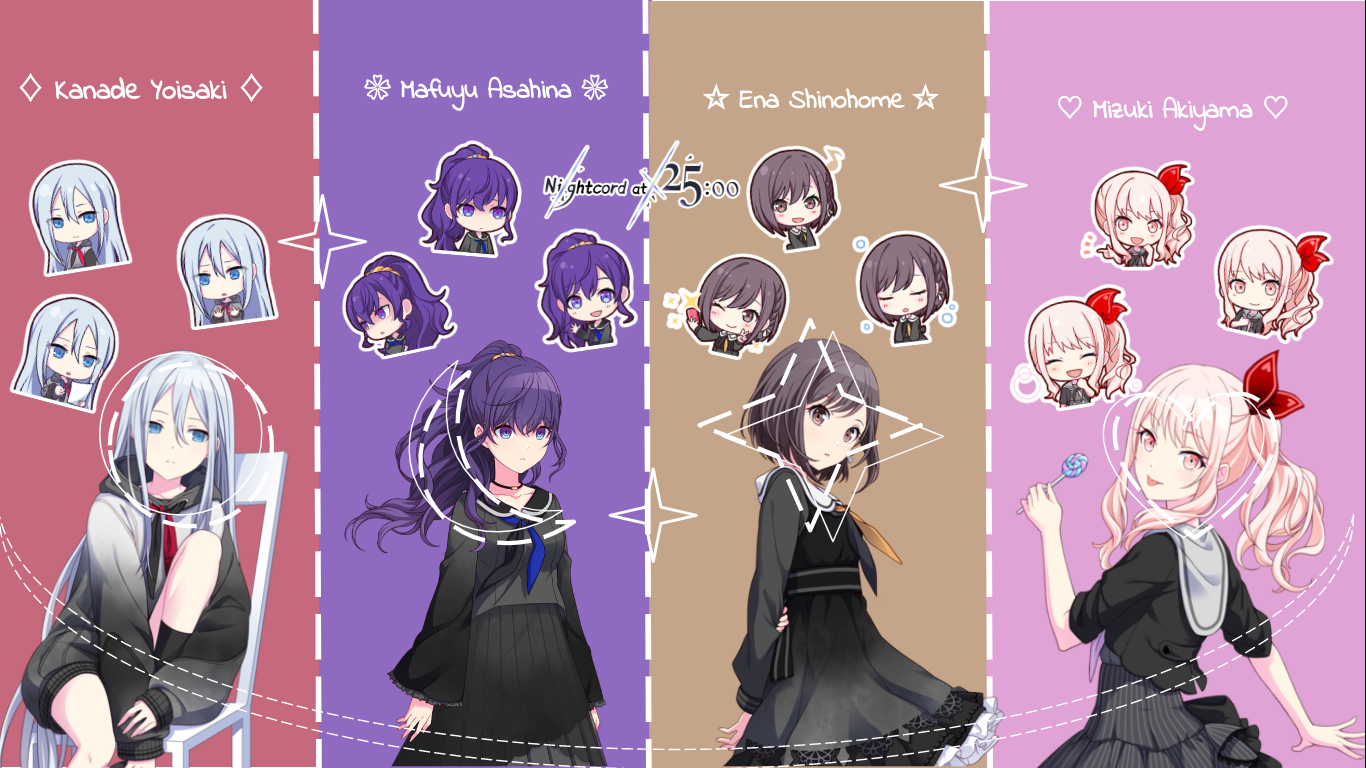 1366x768 Nightcord Wallpaper !!!