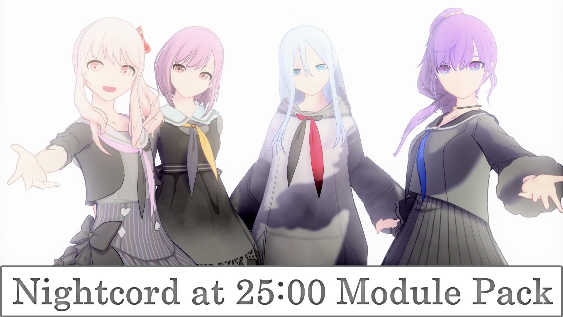 1920x1080 Nightcord at 25:00 Module Pack Mod for Hatsune Miku: Project DIVA Mega Mix+. PDMegaMix+ Mods