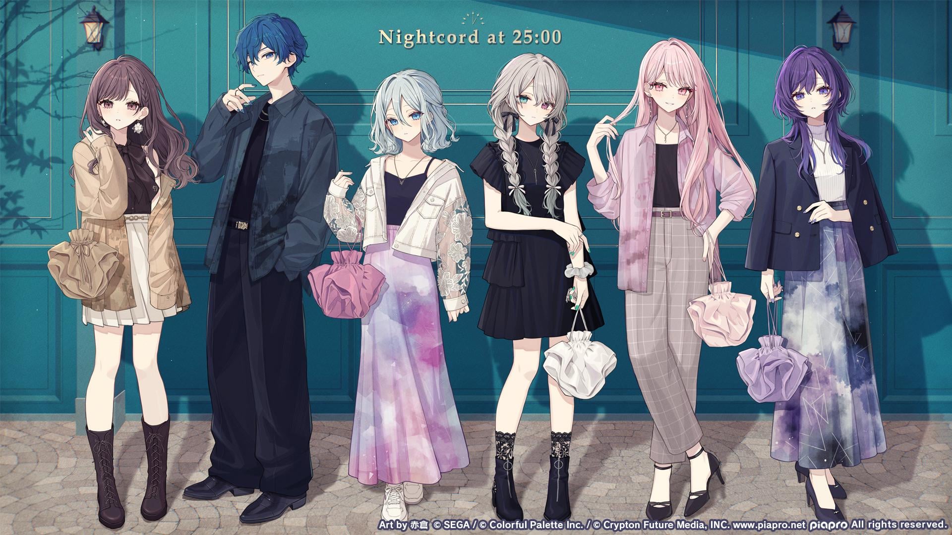 1920x1080 Nightcord at 25:00 ZOZOTOWN Collab Artwork