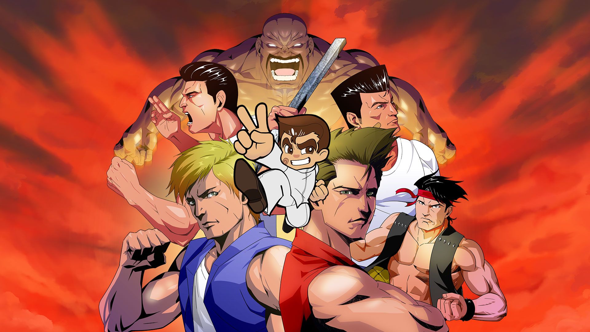 1920x1080 DOUBLE DRAGON & Kunio Kun Retro Brawler Bundle Brings 18 Classic Games To The West Later This Month!