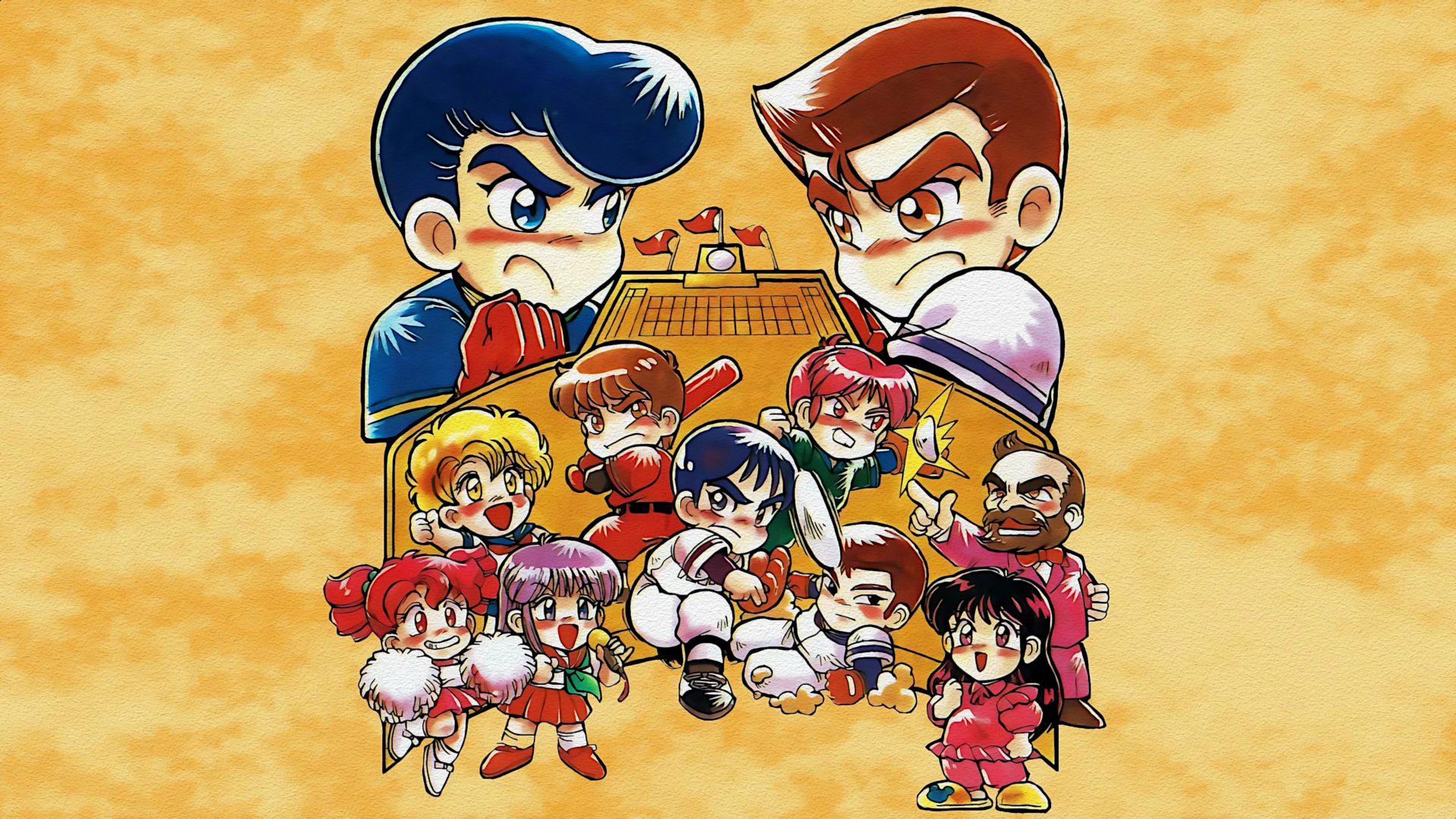 1920x1080 Downtown Nekketsu Baseball Monogatari: Yakyuu De Shoubu Da! Kunio Kun Image Games Database