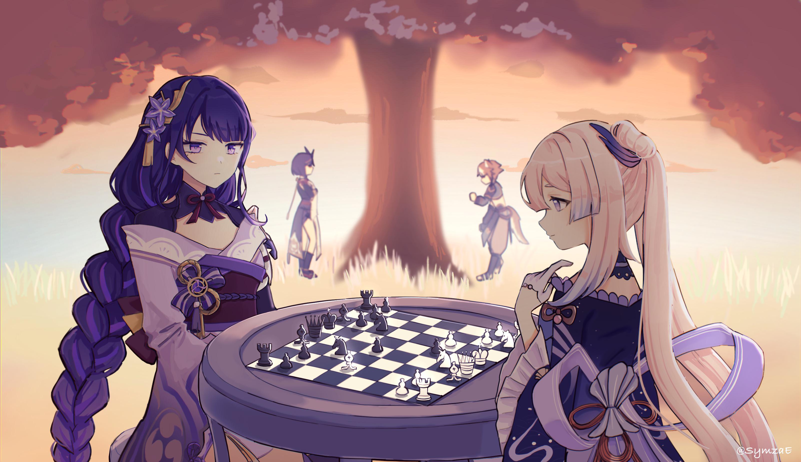 3206x1851 Nothing A Game Of Chess Can't Solve! : R Genshin_Impact