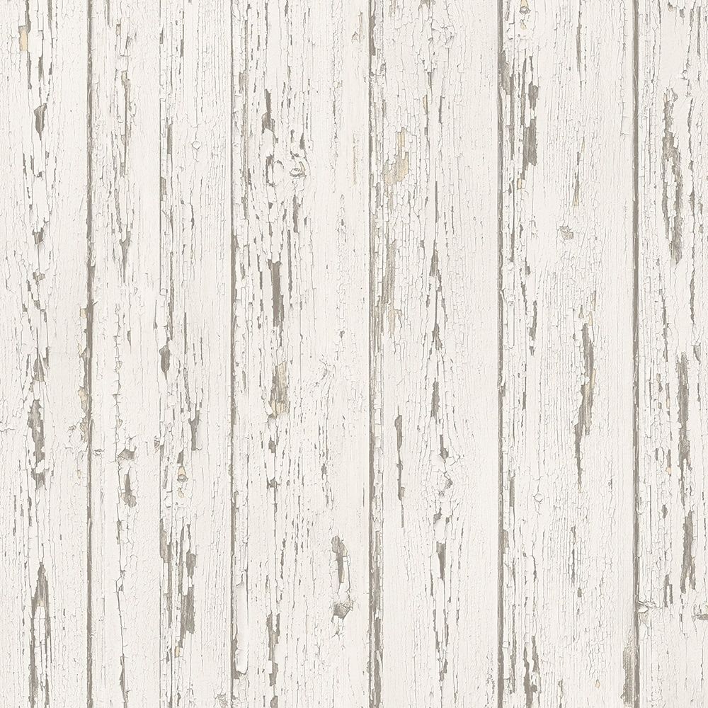 1000x1000 Shiplap Shiplap Wallpaper Wood in Beige Antique White Cottage White Light Cream Bath & Beyond
