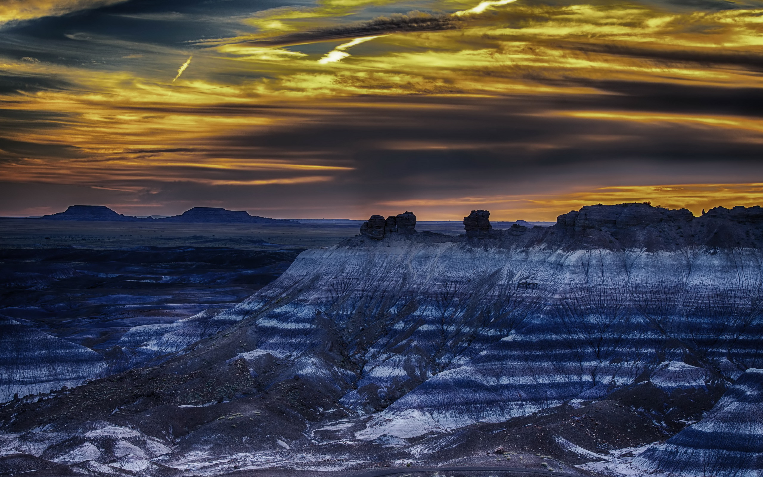 2560x1600 petrified forest, arizona, mountains Wallpaper, HD Nature 4K Wallpaper, Image and Background
