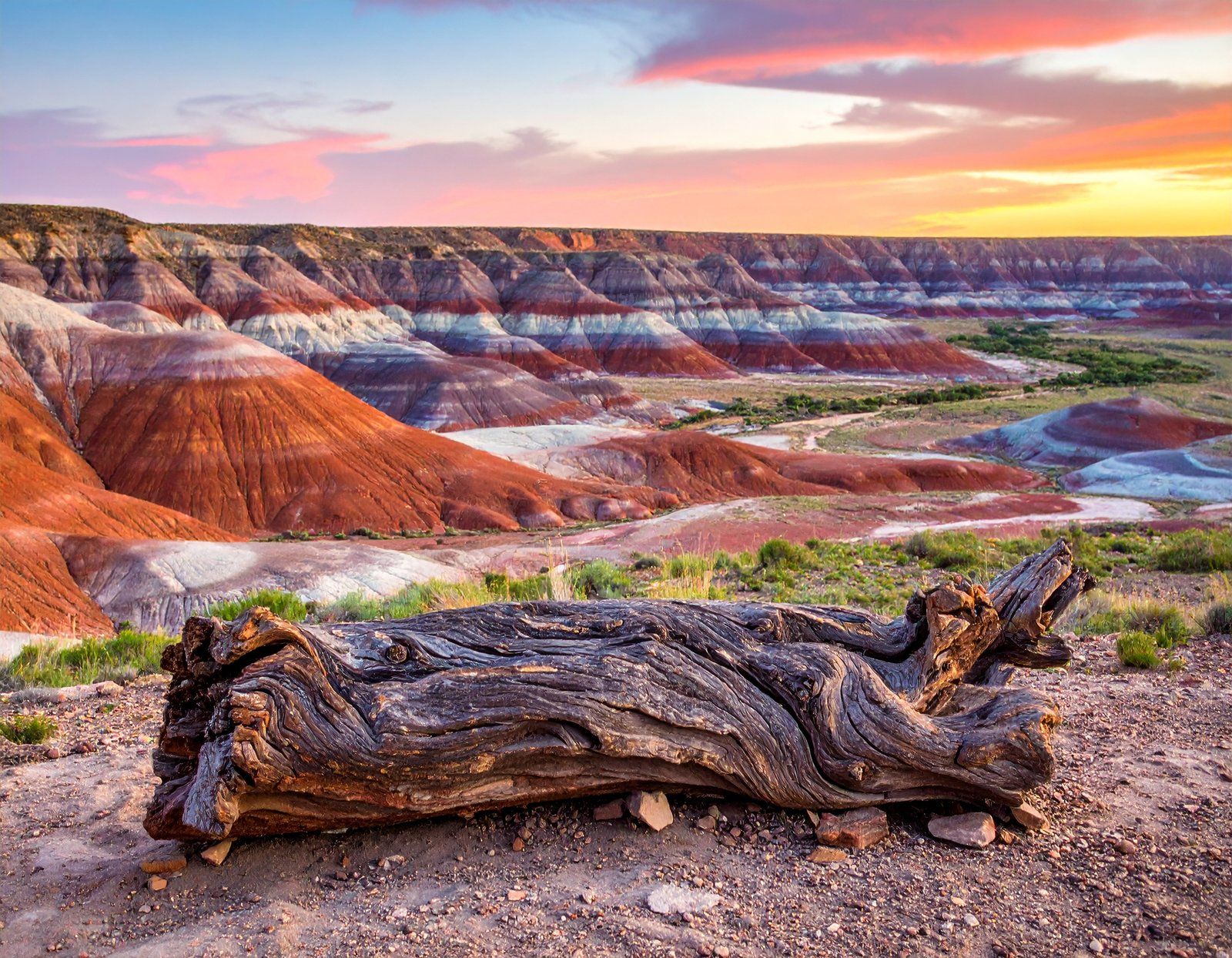 1600x1244 Petrified Forest, Painted desert, and Route 66