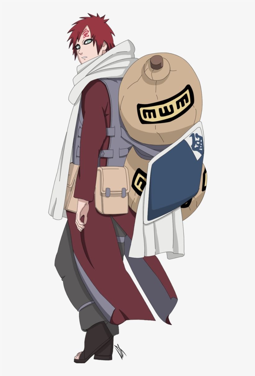 820x1209 Kanji Drawing Naruto Shippuden Gaara Kazekage Transparent PNG Download on NicePNG